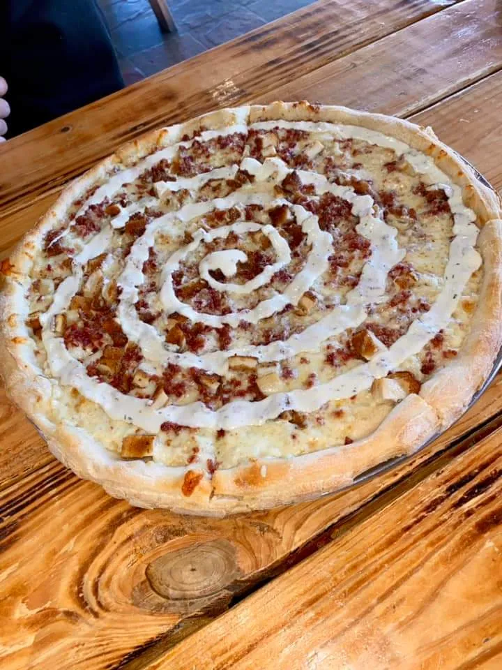 Chicken Bacon Ranch Pizza